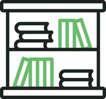 Book Shelf Icon Image. vector