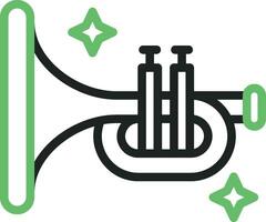 Trumpet Icon Image. vector