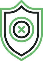 Unprotected Icon Image. vector