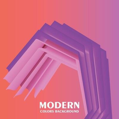 Abstract background with gradient effect. Modern colorful flow poster. Wave Liquid shape.