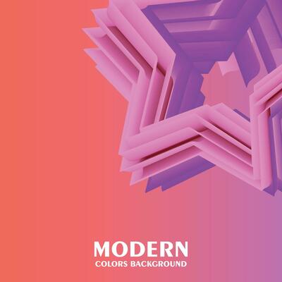 Abstract background with gradient effect. Modern colorful flow poster. Wave Liquid shape.
