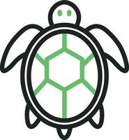 Sea Turtle Icon Image. vector