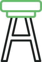 Stool Icon Image. vector