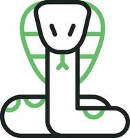 Serpent Icon Image. vector