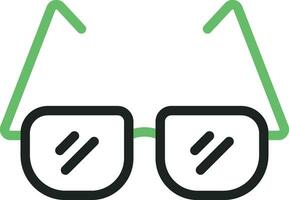 leyendo lentes icono imagen. vector