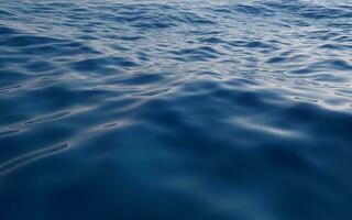 Empty water surface, 3d rendering. photo