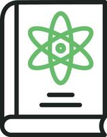 Physics Book Icon Image. vector