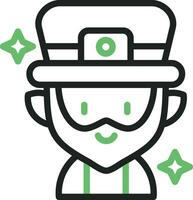 Leprechaun Icon Image. vector