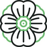 Mint Marigold Icon Image. vector