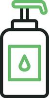 Liquid Soap Icon Image. vector