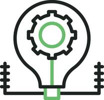 Idea Generation Icon Image. vector