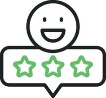 Good Review Icon Image. vector