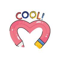 Cool doodle vector Colorful  Sticker. EPS 10 file