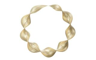 Abstract flowing curve lines, 3d rendering. photo