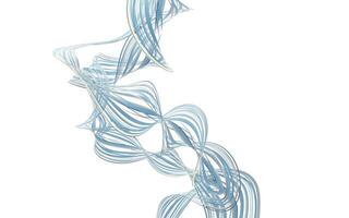 Abstract flowing curve lines, 3d rendering. photo