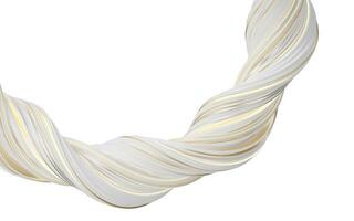 Abstract flowing curve lines, 3d rendering. photo