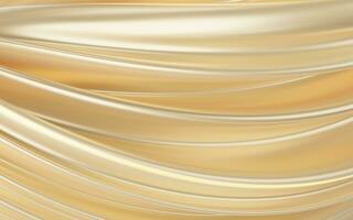 Abstract flowing curve lines, 3d rendering. photo