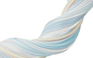 Abstract flowing curve lines, 3d rendering. photo