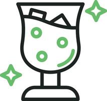 Drinks Icon Image. vector