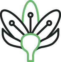 Crocus Icon Image. vector