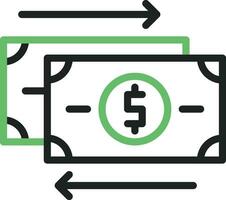 Cash Flow Icon Image. vector