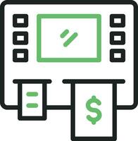 Cash Machine Icon Image. vector