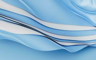 Flowing wave multilayer background, 3d rendering. photo