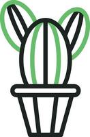 Cactus Icon Image. vector