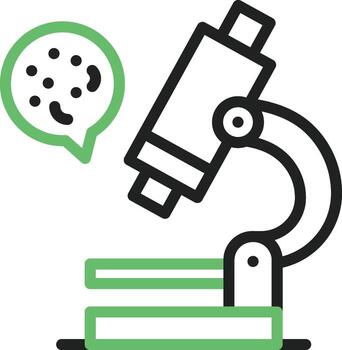 microscopio icono imagen. vector