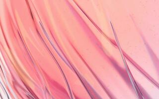 Gradient transparent cloth background, 3d rendering. photo