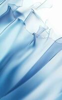 Gradient transparent cloth background, 3d rendering. photo