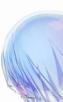 Gradient transparent cloth background, 3d rendering. photo