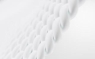 Wave cloth with microscopic detail, 3d rendering. photo