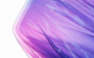 Gradient transparent cloth background, 3d rendering. photo