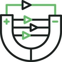 Ferrofluid Icon Image. vector