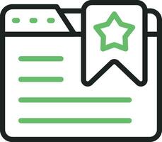 Bookmark Icon Image. vector