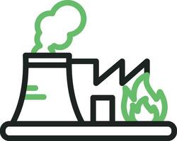 Incinerator Icon Image. vector
