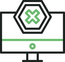 Ad Blocker Icon Image. vector