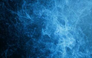 Flowing particles with smoke shape, 3d rendering. photo