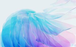 Gradient multilayer glass background, 3d rendering. photo