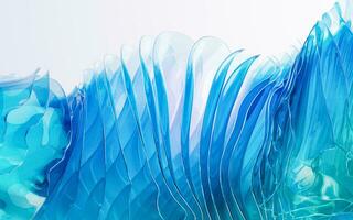 Gradient multilayer glass background, 3d rendering. photo