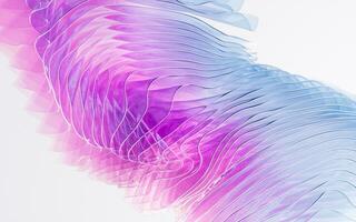 Gradient multilayer glass background, 3d rendering. photo