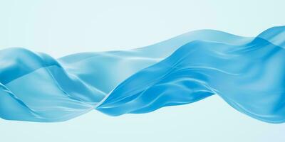 Flowing cloth background, 3d rendering. photo