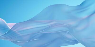 Flowing cloth background, 3d rendering. photo