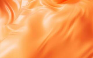 Flowing orange cloth background, 3d rendering. photo