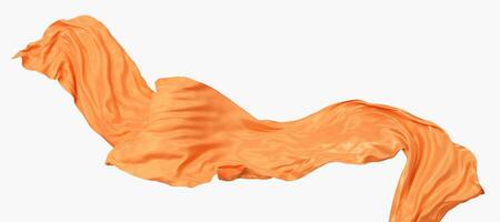 Flowing wave cloth, 3d rendering. photo