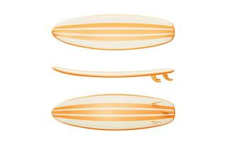 Surfboard with cartoon style, 3d rendering. photo