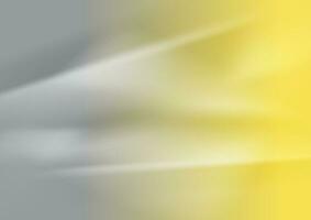 Contrast smooth gray and yellow trendy background vector
