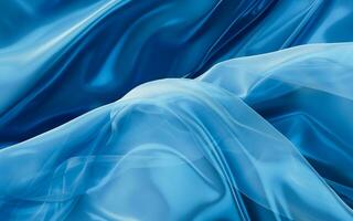 Smooth wave cloth background, 3d rendering. photo