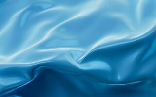 Smooth wave cloth background, 3d rendering. photo